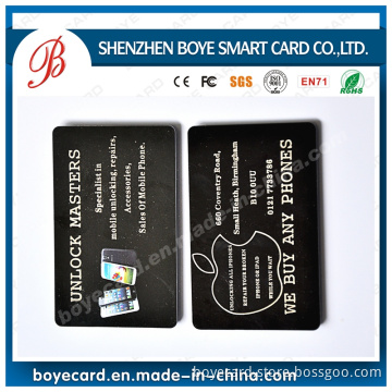 PVC Scratch Phone Card